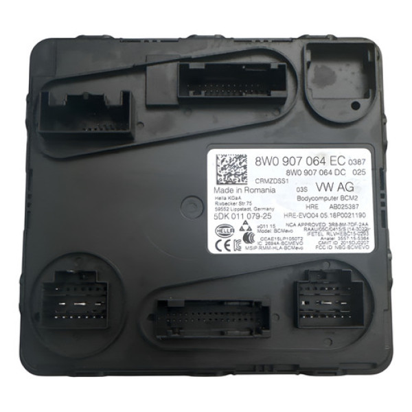 Módulo Bcm (8w0907064ec) Audi A4 2.0 Tfsi 2017/2020