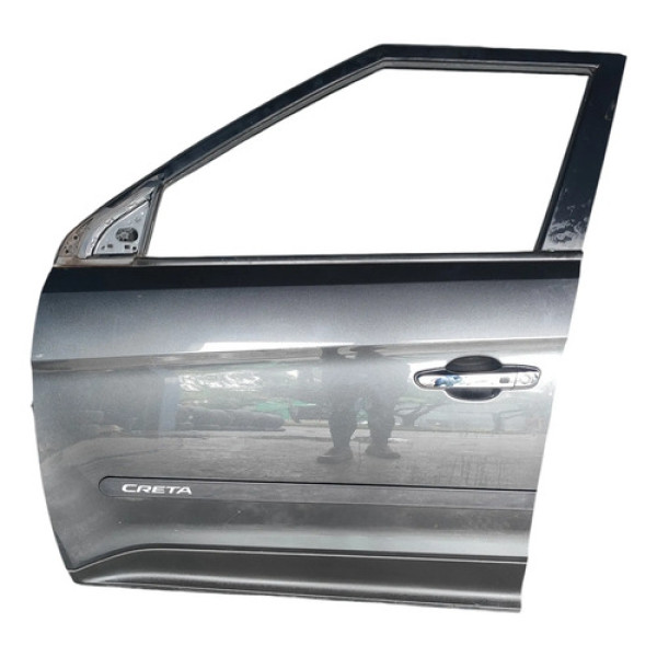 Porta D.d Hyundai Creta 2017/21 Dianteira Direito Cinza