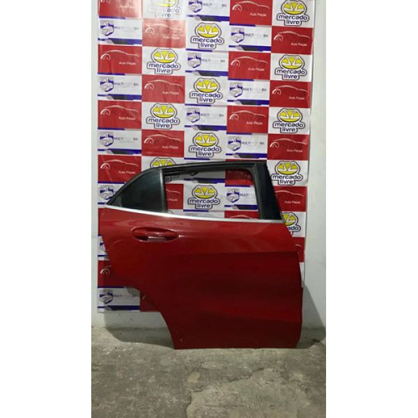 Porta Traseira Direita Mercedes Benz Gla200 2013 Traseira Direto Vermelho