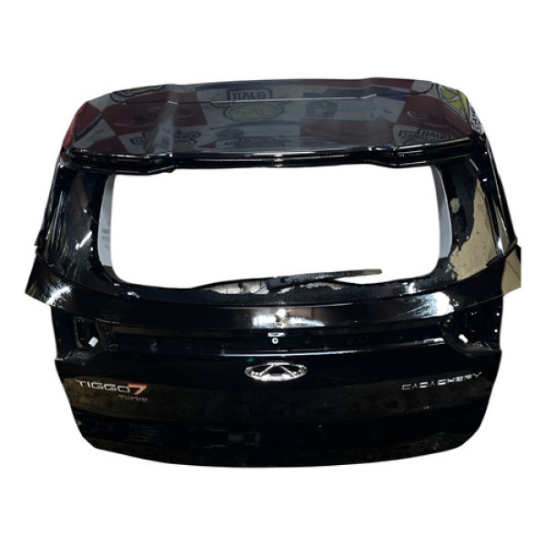 Tampa Traseira C / Aerofólio Chery Tiggo 7 Pro Preto