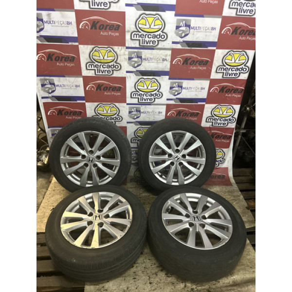 Jogo Roda 16 C/ Pneus Fracos Honda New Civic