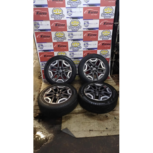 Jogo De Rodas 17 C/ Pneus Fracos Jeep Renegade 2023