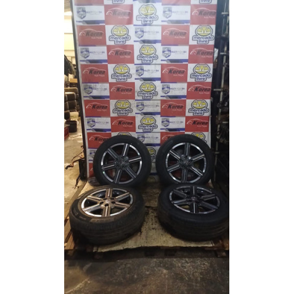 Jogo De Rodas 17 C/ Pneus Honda Hrv 2023 / 2025