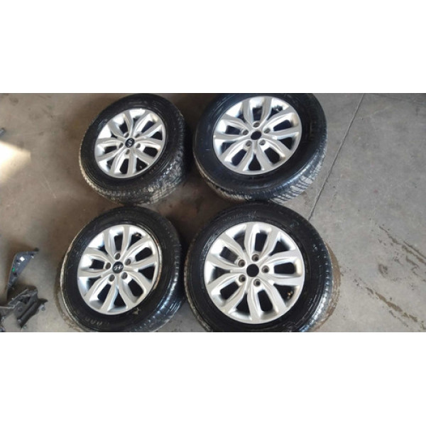 Jogo De Rodas 16 C/ Pneus Hyundai Creta