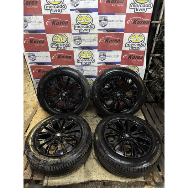 Jogo De Rodas 18 C/ Pneus Fiat Toro 2022 / 2025